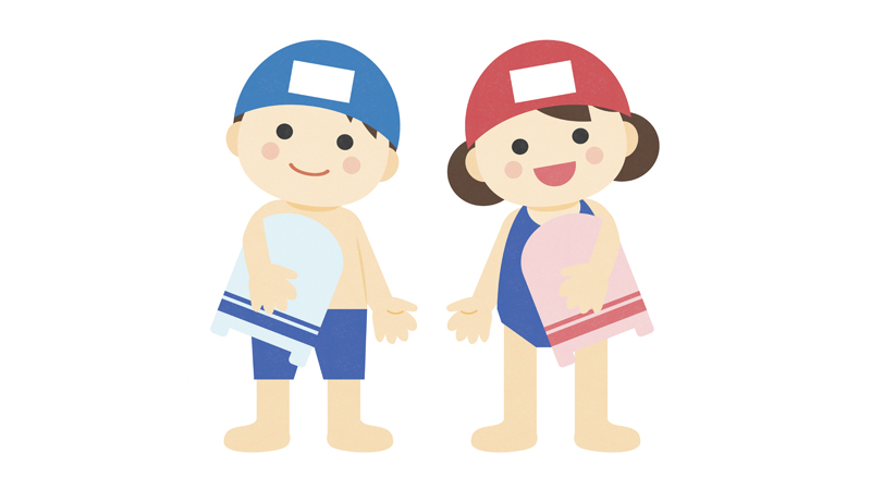 夏の短期水泳教室